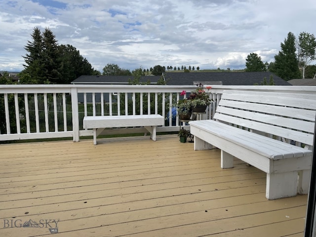 616 Comet, Livingston, MT 59047 - view of wooden terrace