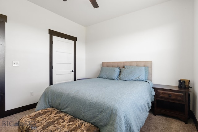 30 Blue Stem Way, Three Forks, MT 59752 - bedroom featuring carpet flooring, a ceiling fan, and baseboards