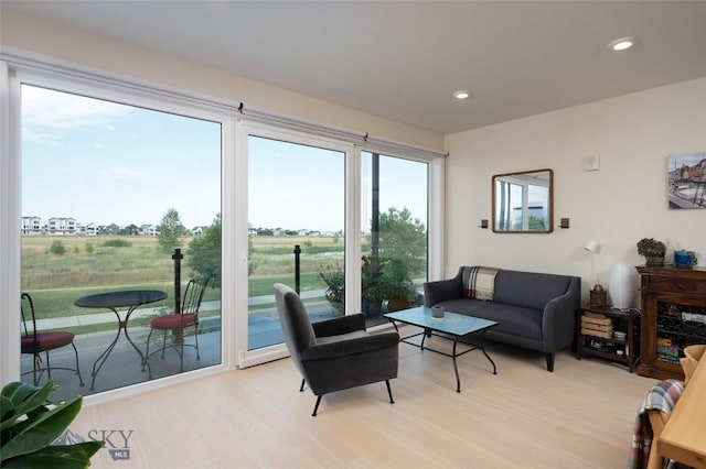 476 Enterprise Blvd Unit 207, Bozeman, MT 59718 - living room with light wood-type flooring and recessed lighting