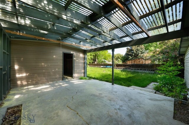 1109 S Willson, Bozeman, MT 59715 - view of patio featuring a pergola