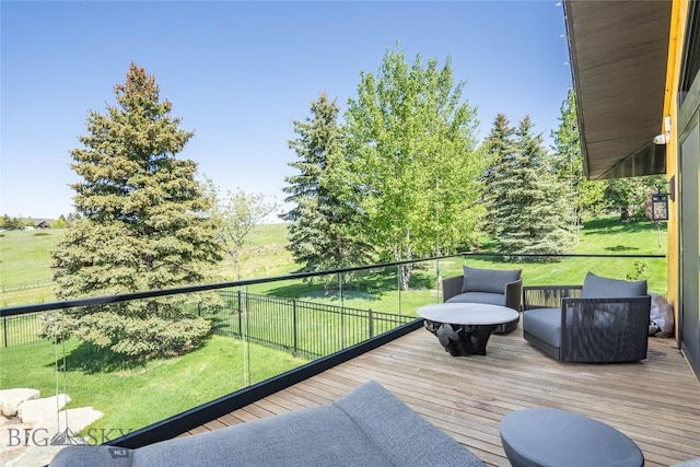 354 Brass Lantern Ct, Bozeman, MT 59715 - view of wooden terrace