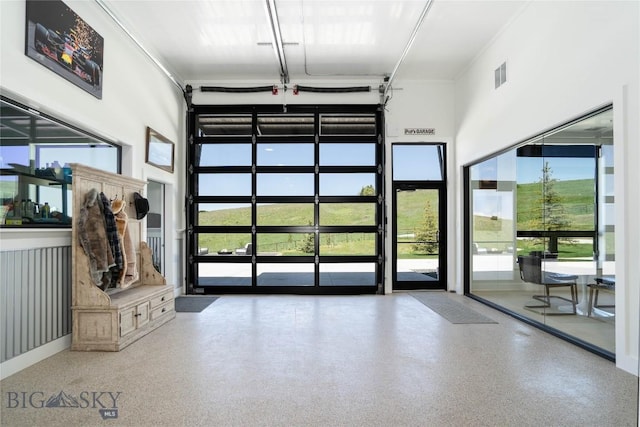 354 Brass Lantern Ct, Bozeman, MT 59715 - doorway featuring a high ceiling and speckled floor