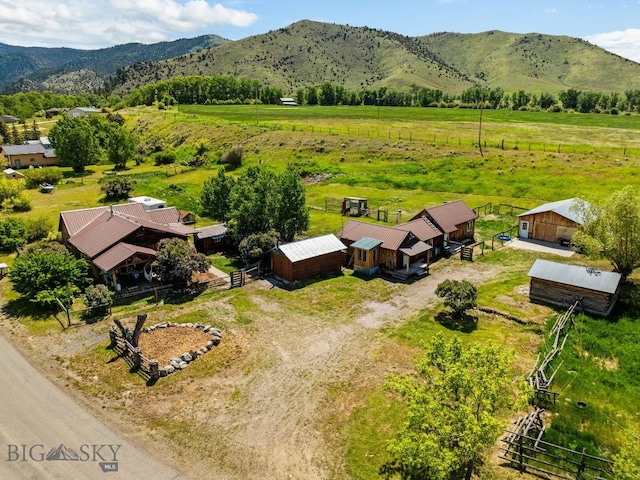 234 Mill Creek Rd, Sheridan, MT 59749 - aerial view of sparsely populated area featuring a mountain backdrop