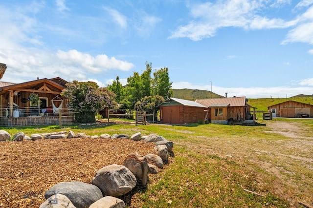 234 Mill Creek Rd, Sheridan, MT 59749 - view of yard featuring an outbuilding