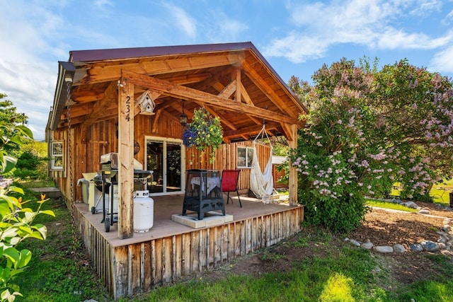 234 Mill Creek Rd, Sheridan, MT 59749 - view of wooden terrace