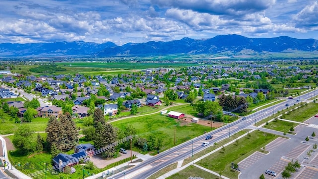4555 Baxter, Bozeman, MT 59718 - aerial perspective of suburban area featuring mountains