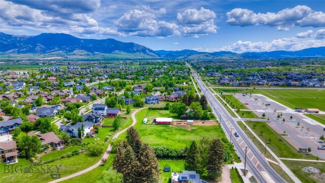4555 Baxter, Bozeman, MT 59718 - aerial view of residential area with a mountain backdrop