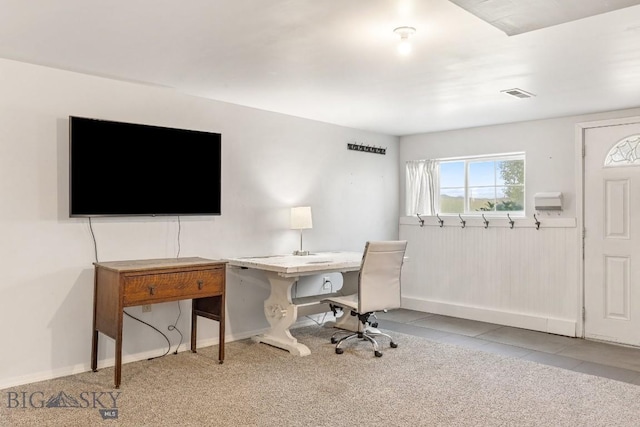 251 Price Rd, Three Forks, MT 59752 - office area featuring baseboards and carpet floors