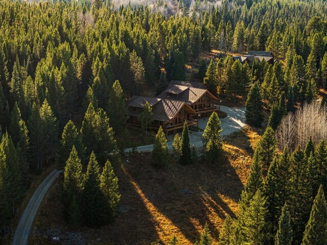 TBD Buttermilk Court, West Yellowstone, MT 59758 - aerial overview of property's location with a forest