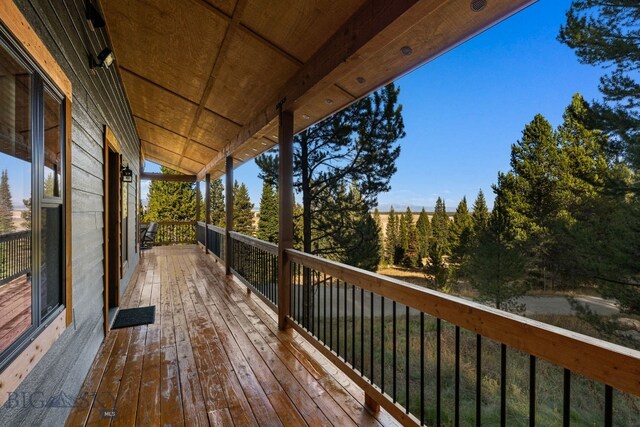 TBD Buttermilk Court, West Yellowstone, MT 59758 - view of wooden terrace