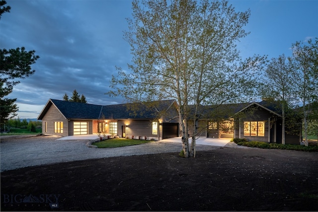 370 Star Ridge Rd, Bozeman, MT 59715 - ranch-style house with driveway and an attached garage