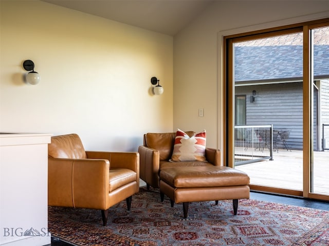 370 Star Ridge Rd, Bozeman, MT 59715 - living area featuring lofted ceiling