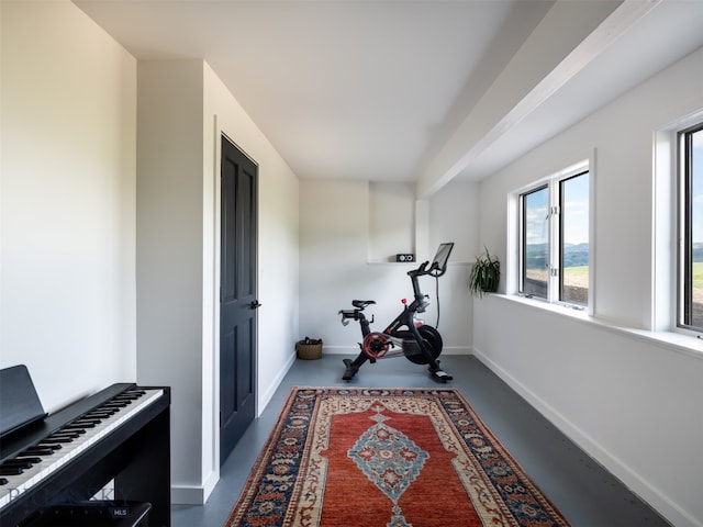 370 Star Ridge Rd, Bozeman, MT 59715 - workout room featuring baseboards