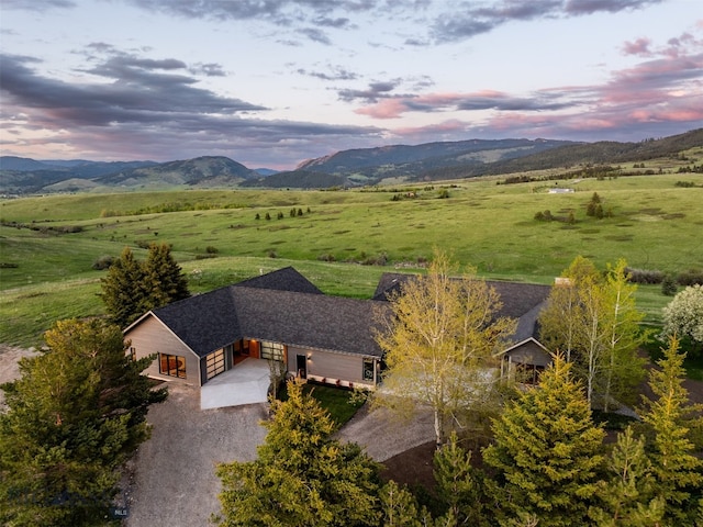 370 Star Ridge Rd, Bozeman, MT 59715 - overview of rural landscape featuring a mountainous background