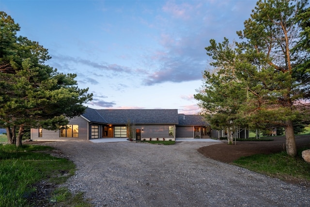 370 Star Ridge Rd, Bozeman, MT 59715 - view of front of property with gravel driveway and roof with shingles