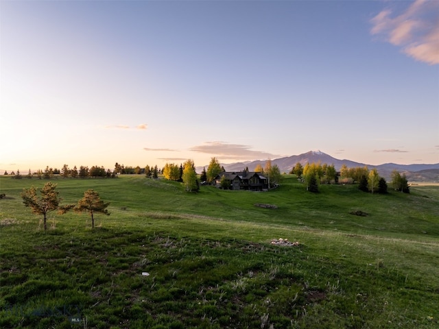 370 Star Ridge Rd, Bozeman, MT 59715 - view of yard with a rural view and a mountain view