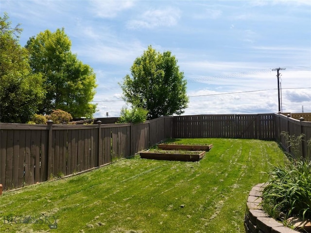 4364 Brookside Ln, Bozeman, MT 59718 - view of yard with a vegetable garden