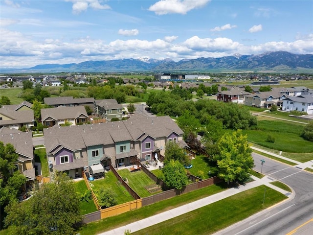 4364 Brookside Ln, Bozeman, MT 59718 - aerial perspective of suburban area with a mountainous background