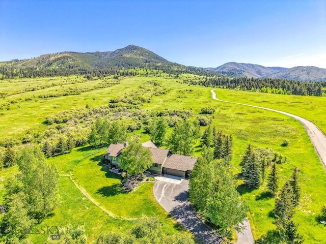 2594 Star Ridge Rd, Bozeman, MT 59715 - aerial view of property and surrounding area featuring mountains