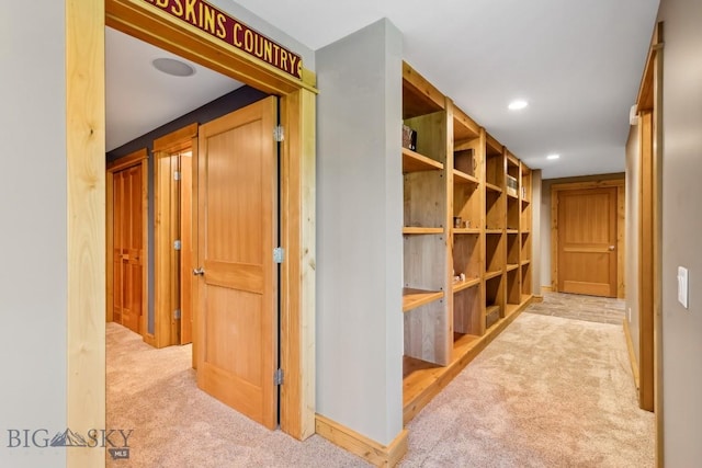 2594 Star Ridge Rd, Bozeman, MT 59715 - corridor with carpet flooring and recessed lighting