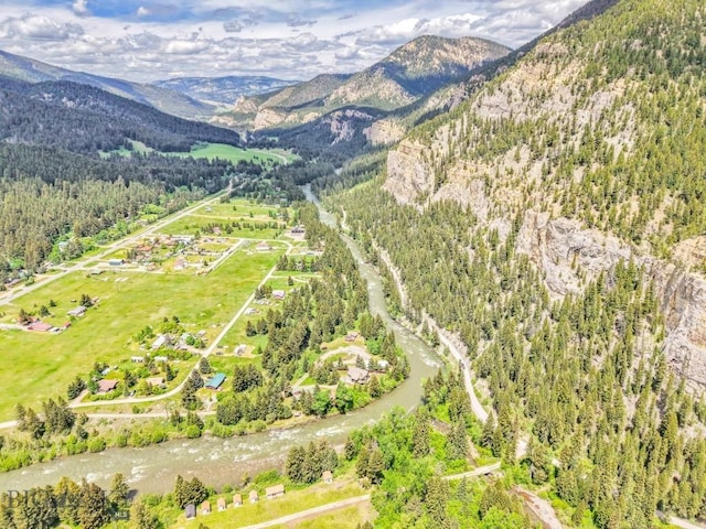 140 Luhn, Gallatin Gateway, MT 59730 - bird's eye view of a mountain backdrop and a heavily wooded area