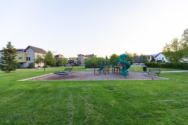 975 Jessie Way, Bozeman, MT 59715 - community play area featuring a yard and a residential view