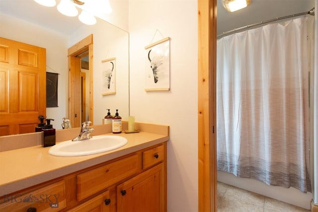975 Jessie Way, Bozeman, MT 59715 - bathroom with vanity and tile patterned flooring