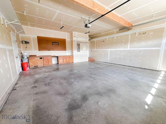 2475 Rose St, Bozeman, MT 59718 - garage with a garage door opener and electric panel