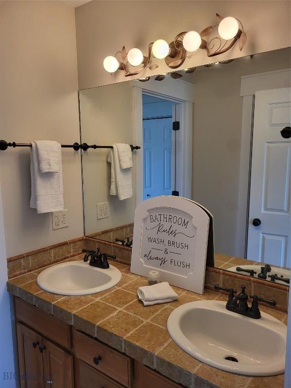 2475 Rose St, Bozeman, MT 59718 - bathroom with double vanity