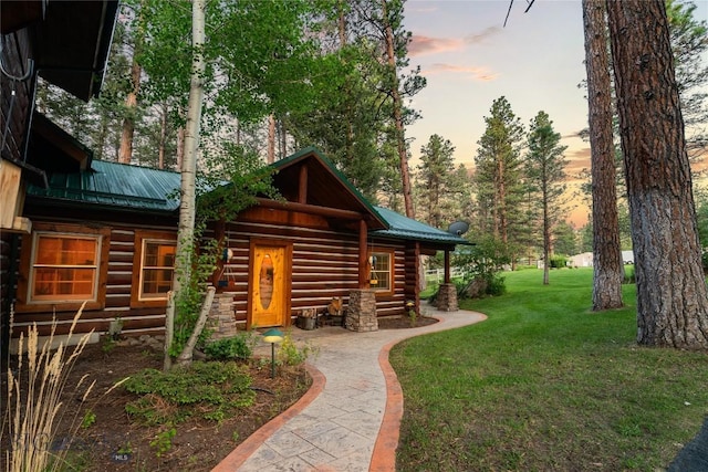 1561/1563 Colorado Gulch Dr, Helena, MT 59601 - view of front of property with a metal roof and a yard