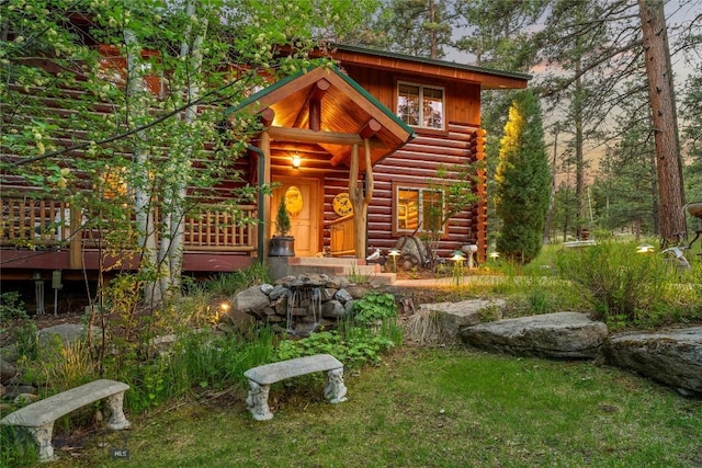 1561/1563 Colorado Gulch Dr, Helena, MT 59601 - view of front of home featuring log siding