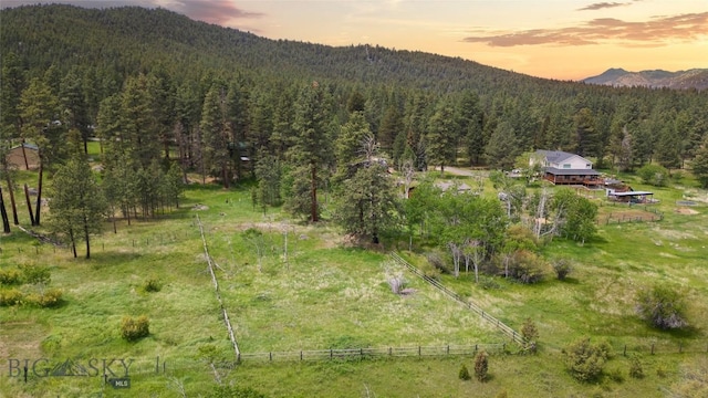 1561/1563 Colorado Gulch Dr, Helena, MT 59601 - mountain view featuring a heavily wooded area and rural landscape