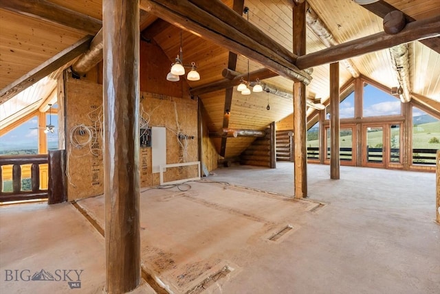 1380 Glacier View Dr, Deer Lodge, MT 59722 - view of unfinished attic