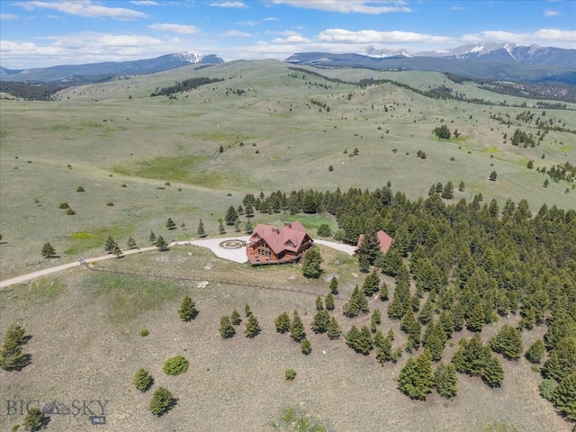 1380 Glacier View Dr, Deer Lodge, MT 59722 - overview of rural landscape featuring a mountain backdrop
