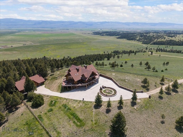 1380 Glacier View Dr, Deer Lodge, MT 59722 - overview of rural landscape with a mountain backdrop