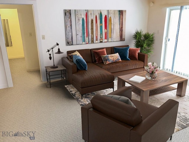 120 Firelight Dr Unit C15, Big Sky, MT 59716 - carpeted living room with baseboards