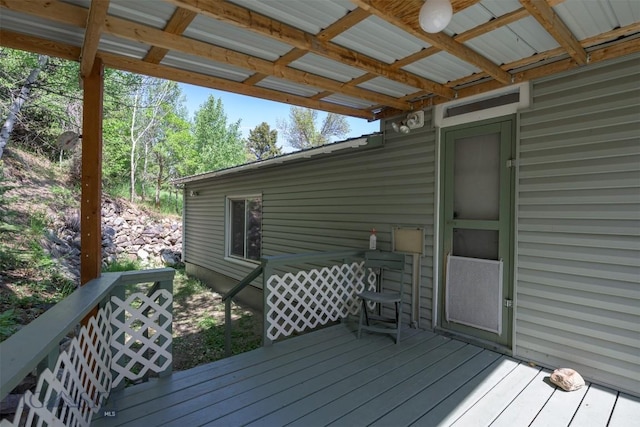 411 W 7th St, Anaconda, MT 59711 - view of wooden terrace