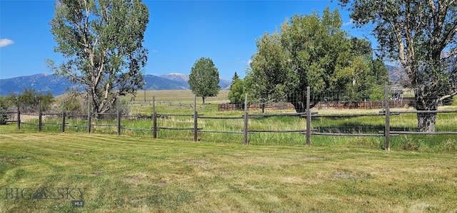 13 Shefield Dr, Ennis, MT 59729 - view of yard with a mountain view and a view of rural / pastoral area