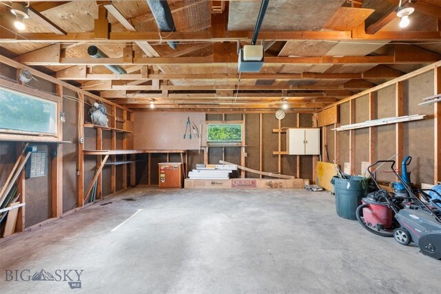 303 Sharon Ct, Anaconda, MT 59711 - garage with a garage door opener