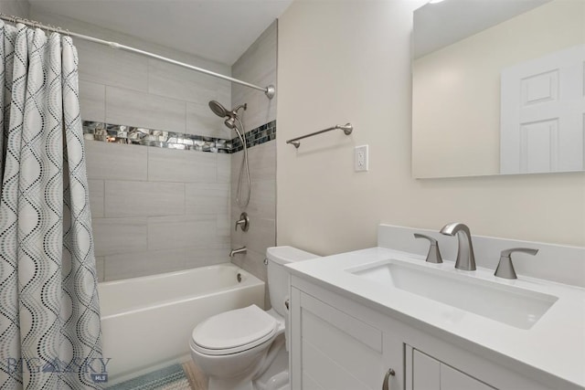 303 Sharon Ct, Anaconda, MT 59711 - bathroom featuring toilet, vanity, and shower / tub combo