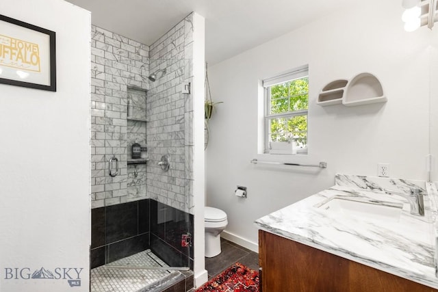 85 Shallow Brook Ln, Belgrade, MT 59714 - full bathroom with vanity and a shower stall