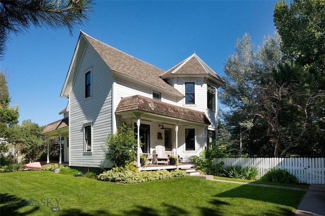 311 N 6th St, Manhattan, MT 59741 - view of front of property featuring covered porch and roof with shingles