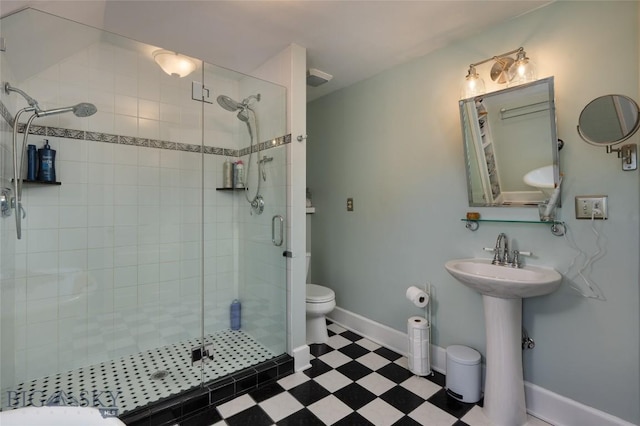 311 N 6th St, Manhattan, MT 59741 - full bath featuring a shower stall and tile patterned floors