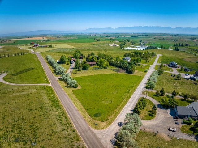 886 Wierda Way, Manhattan, MT 59741 - aerial view of property's location featuring rural landscape and a mountainous background