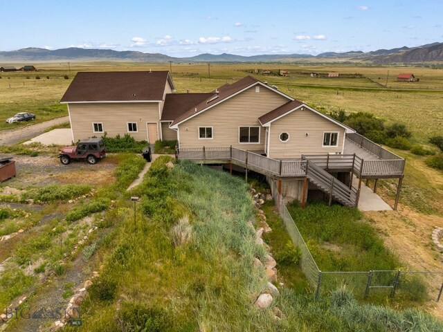 6385 Mt Highway 41, Whitehall, MT 59759 - overview of rural landscape with a mountain backdrop