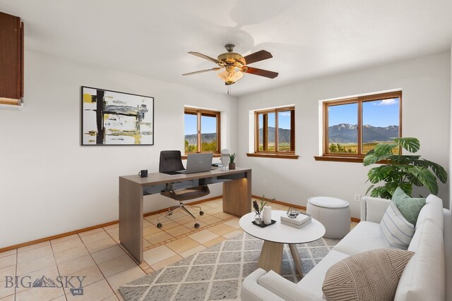 6385 Mt Highway 41, Whitehall, MT 59759 - office space with ceiling fan and baseboards