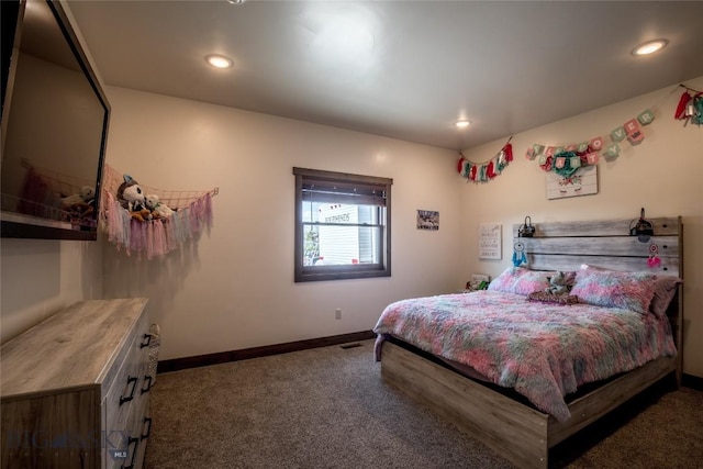 8 Sunset Ct, Ennis, MT 59729 - carpeted bedroom featuring baseboards and recessed lighting