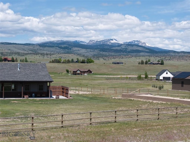 8 Sunset Ct, Ennis, MT 59729 - view of mountain backdrop featuring rural landscape