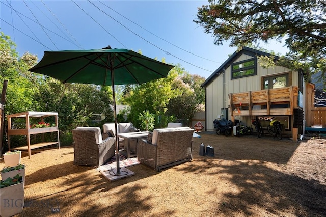 401 S Bozeman Ave, Bozeman, MT 59715 - view of yard with outdoor lounge area and a patio area