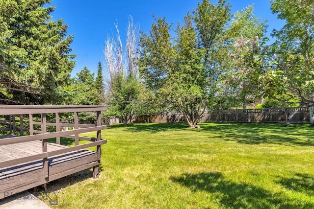 117 Henderson St, Bozeman, MT 59715 - fenced backyard featuring a deck